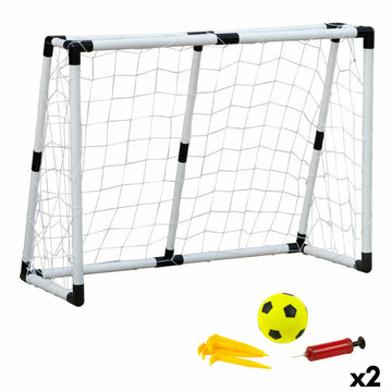Rete da Calcio Colorbaby 131 x 101 x 59 cm (2 Unità)