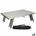 Tavolo Pieghevole Aktive Argentato Alluminio 40 x 13 x 28,5 cm (4 Unità)