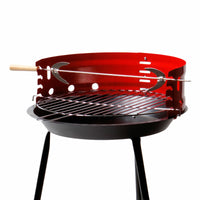 Barbecue Portatile Aktive Legno Ferro 37,5 x 70 x 38,5 cm (4 Unità) Rosso - Augustea Shop