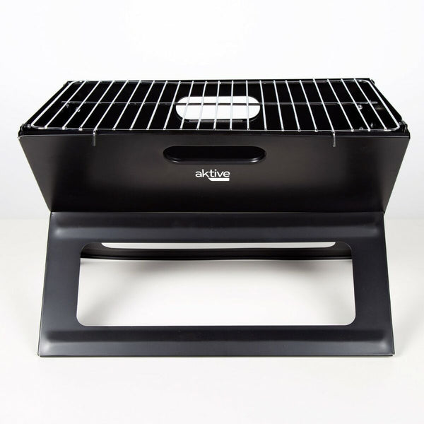 Barbecue Portatile Aktive Nero Acciaio Ferro 45 x 30 x 29 cm - Augustea Shop