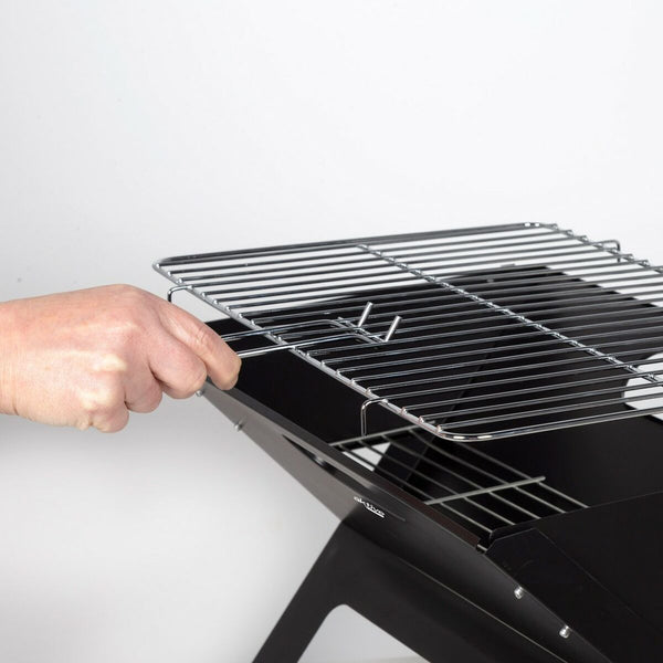 Barbecue Portatile Aktive Nero Acciaio Ferro 45 x 30 x 29 cm - Augustea Shop