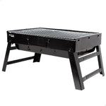 Barbecue Portatile Aktive Rettangolare Nero 50 x 23 x 30 cm (2 Unità) - Augustea Shop