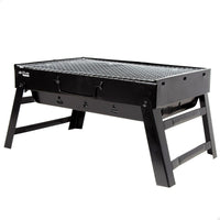 Barbecue Portatile Aktive Rettangolare Nero 50 x 23 x 30 cm (2 Unità) - Augustea Shop