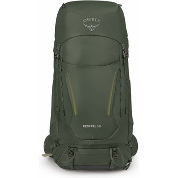 Hiking Backpack Osprey Kestrel Green Khaki 58 L