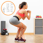 Cintura con Bande di Resistenza per Glutei e Manuale per gli Esercizi Bootrainer InnovaGoods - Augustea Shop