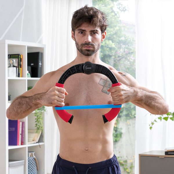Attrezzo Regolabile per Esercitare le Braccia con Resistenza e Manuale per gli Esercizi Forcearc InnovaGoods - Augustea Shop