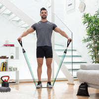 Set di Bande di Resistenza con Accessori e Manuale per gli Esercizi Tribainer InnovaGoods 3 Unità - Augustea Shop