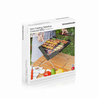 Mini Barbecue a Carbone Pieghevole Portatile InnovaGoods Acciaio inossidabile (Ricondizionati B)