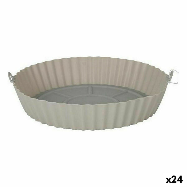 Cestino per Friggitrice ad Aria Quttin AIR FRYER Silicone 22 x 22 x 5 cm (24 Unità) - Augustea Shop