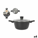 Casseruola con coperchio MasterChef 24 cm (4 Unità) - Augustea Shop