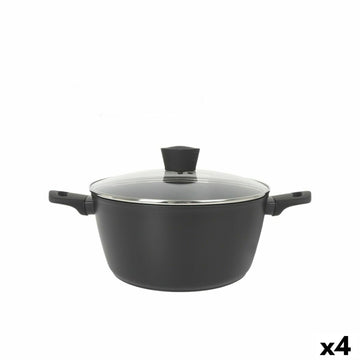 Casseruola con coperchio MasterChef 28 cm (4 Unità)