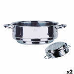 Vaporiera con Casseruola Santa Clara Santa clara Ø 25,7 x 34 x 9,5 cm (2 Unità) - Augustea Shop