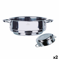 Vaporiera con Casseruola Santa Clara Santa clara Ø 25,7 x 34 x 9,5 cm (2 Unità) - Augustea Shop