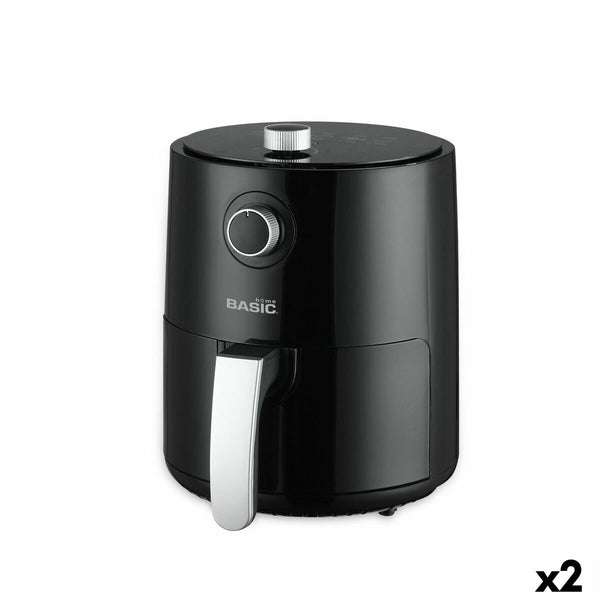 Friggitrice ad Aria Basic Home Nero 1200 W 2,3 L - Augustea Shop