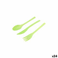 Posate Monouso Algon (24 Unità)