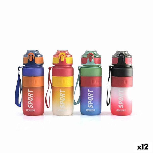 Bottiglia d'acqua Bewinner Multicolore 0,75 L 7,6 x 27,5 cm (12 Unità)