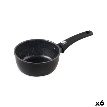 Saucepan Quttin UNIVERSE Black Aluminium Ø 16 cm 16 x 7,5 cm (6 Units)