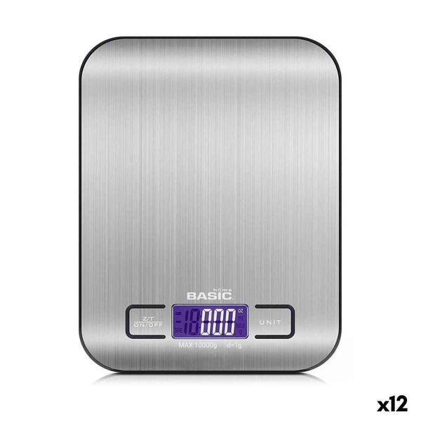 Acquistare Bilancia da Cucina Basic Home Argentato 10 kg (12 Unità)