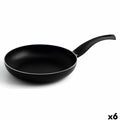 Pan Quid Hydra Black Metal Bakelite Ø 22 cm (6 Units)