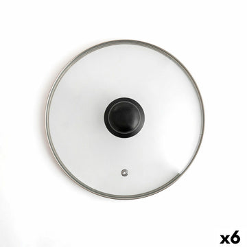 Pan lid Quid Renova Transparent Glass Ø 32 cm (6 Units)