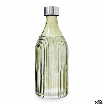 Water bottle Quid Maison Green Glass 1 L (12 Units)