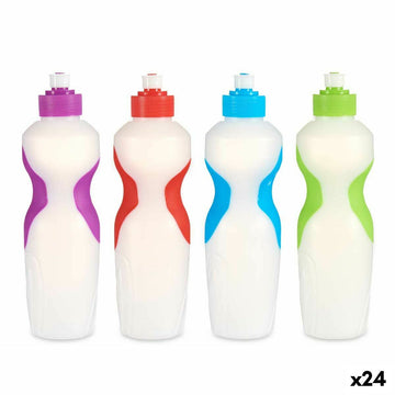 Water bottle Leknes Polyethylene 700 ml (24 Units)