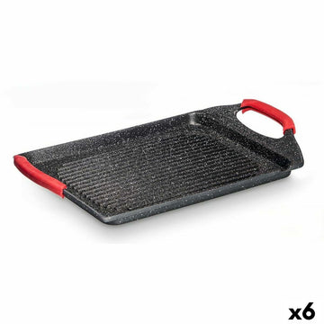 Barbecue Kinvara White Black Red Silicone Aluminium 34 x 26 cm