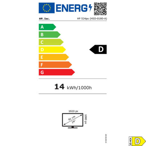 Monitor HP 9D9V7AA#ABB Full HD 24"