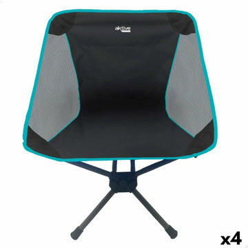 Sedia da Campeggio Pieghevole Aktive 58 x 66 x 46 cm (4 Unità)