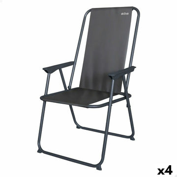 Sedia da Campeggio Pieghevole Aktive 44 x 88 x 44 cm (4 Unità)
