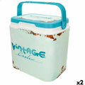 Frigorifero Portatile Rigido Aktive 24 L 37 x 35 x 27 cm Azzurro (2 Unità)
