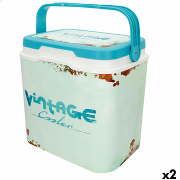 Frigorifero Portatile Rigido Aktive 24 L 37 x 35 x 27 cm Azzurro (2 Unità)