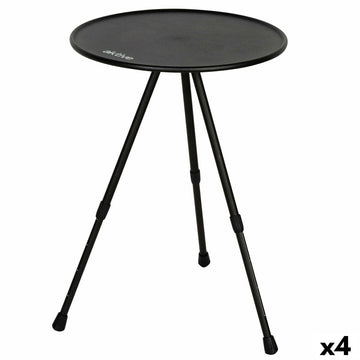 Tavolo Pieghevole Aktive Nero 37 x 55 x 37 cm (4 Unità)