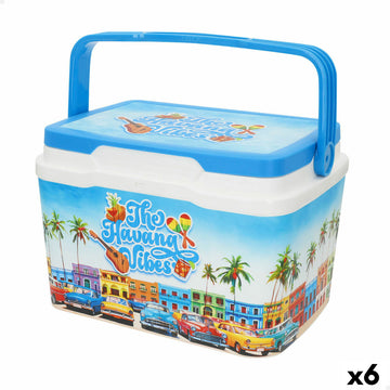 Frigorifero Portatile Rigido Aktive 5 L 28 x 19 x 21 cm Azzurro (6 Unità)
