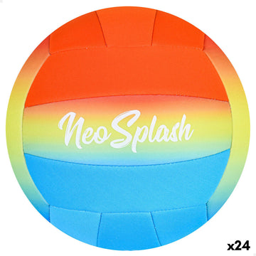 Pallone da Pallavolo Aktive Neo Splash Multicolore Neoprene (24 Unità)