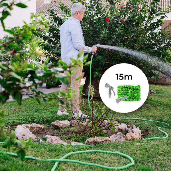 Tubo da Giardino Estensibile Hoostend InnovaGoods 15 m - Augustea Shop