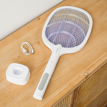 Racchetta Uccidi Insetti Ricaricabile con Luce UV 2 in 1 Elecfly InnovaGoods
