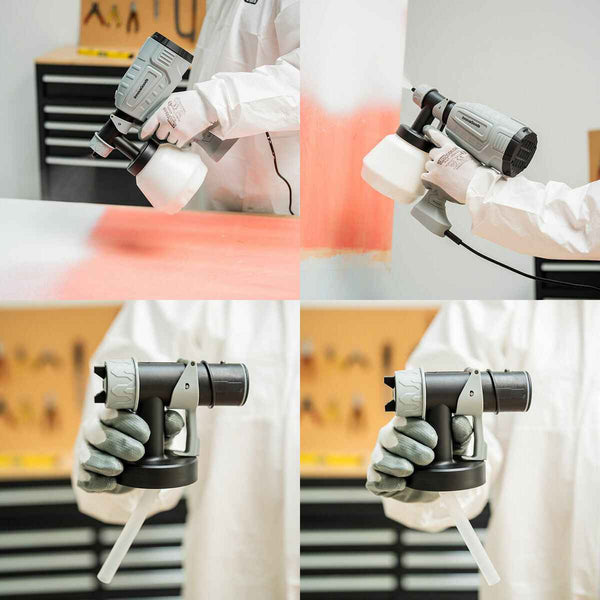 Pistola Elettrica per Verniciatura a Spruzzo InnovaGoods 500 W 1 L Grigio (Ricondizionati B)