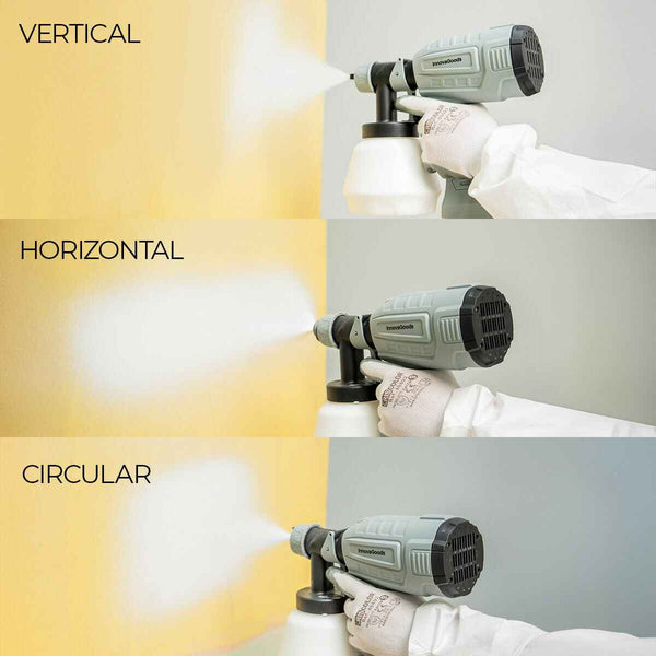 Pistola Elettrica per Verniciatura a Spruzzo InnovaGoods 500 W 1 L Grigio (Ricondizionati B)