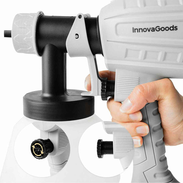 Pistola Elettrica per Verniciatura a Spruzzo InnovaGoods 500 W 1 L Grigio (Ricondizionati B)